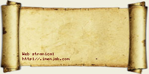 Nadja Čokov vizit kartica